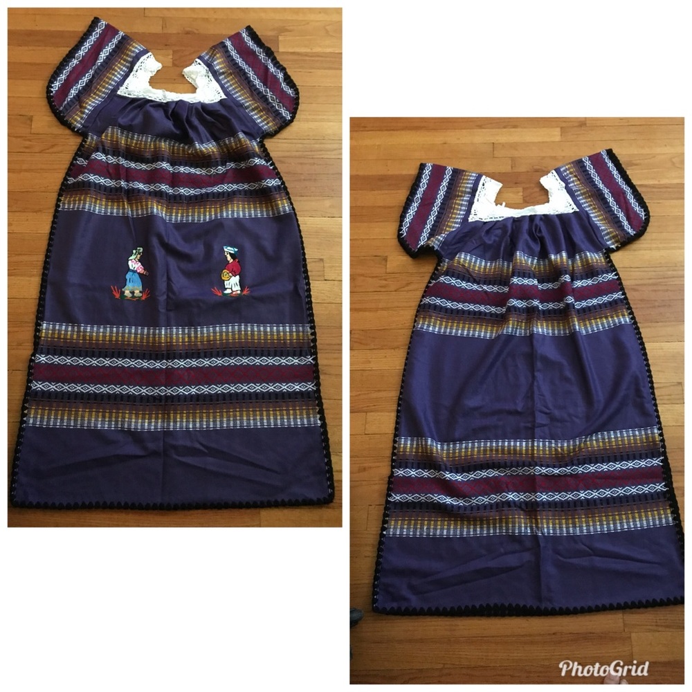 Vintage-handmade-embroidered-Ecuador-maxi-dress-